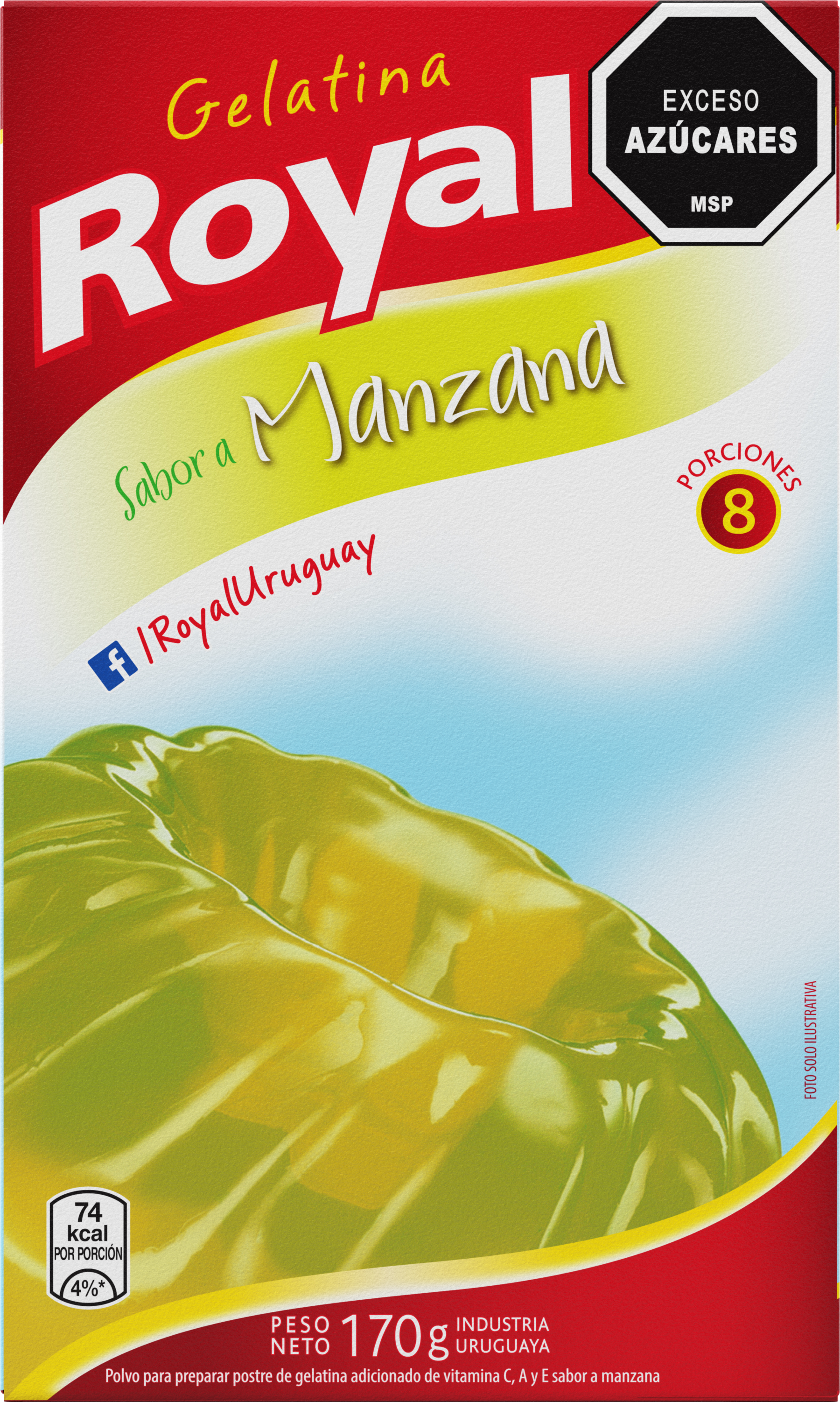 Gelatina Manzana - Nerilan Uruguay
